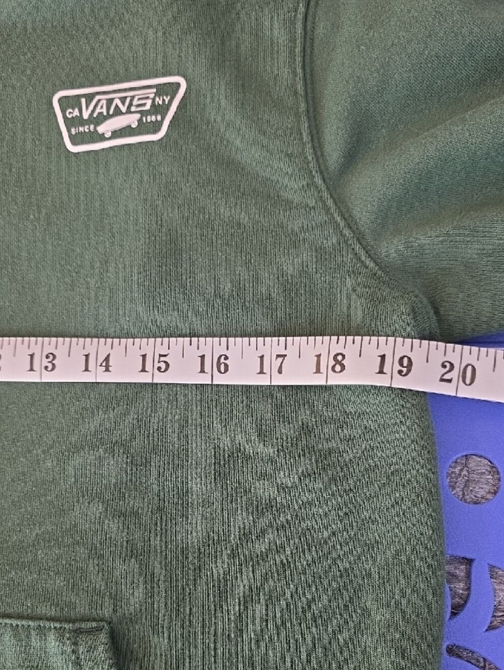 Vans Dark Green Full-Zip Kids Hoodie - Picture 7 of 8